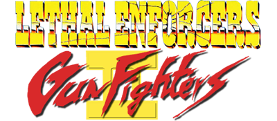 Lethal Enforcers II The Western logo for Sega Mega Drive